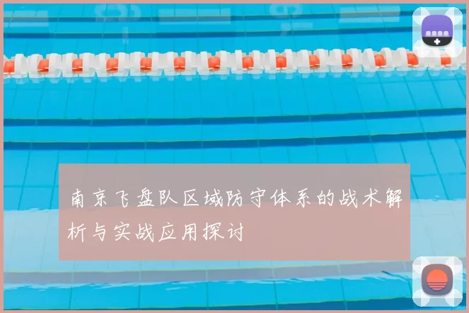 南京飞盘队区域防守体系的战术解析与实战应用探讨